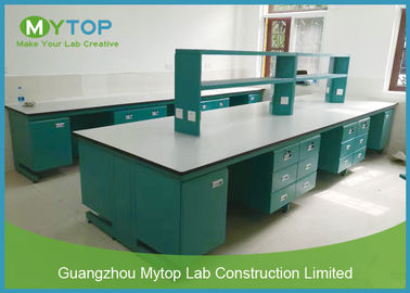 Floor Mounted Science Lab Tables Modular Laboratory Furniture For Pharmacy Company